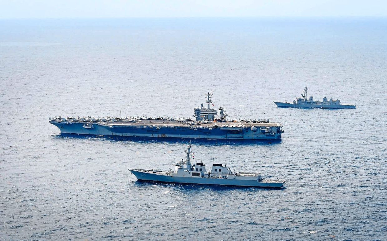 South-Korea-Japan-US-hold-naval-drills-amid-North-Korea-threats
