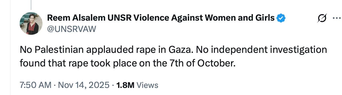 UN-Expert-No-Independent-Investigation-Found-Rape-on-October-7th