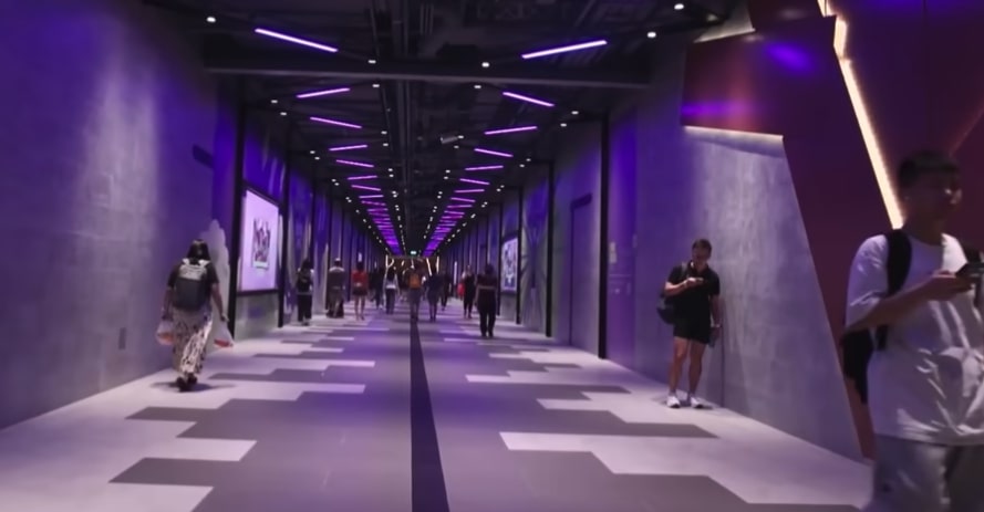Inside-Singapores-Longest-Underground-Walkway-With-Malls